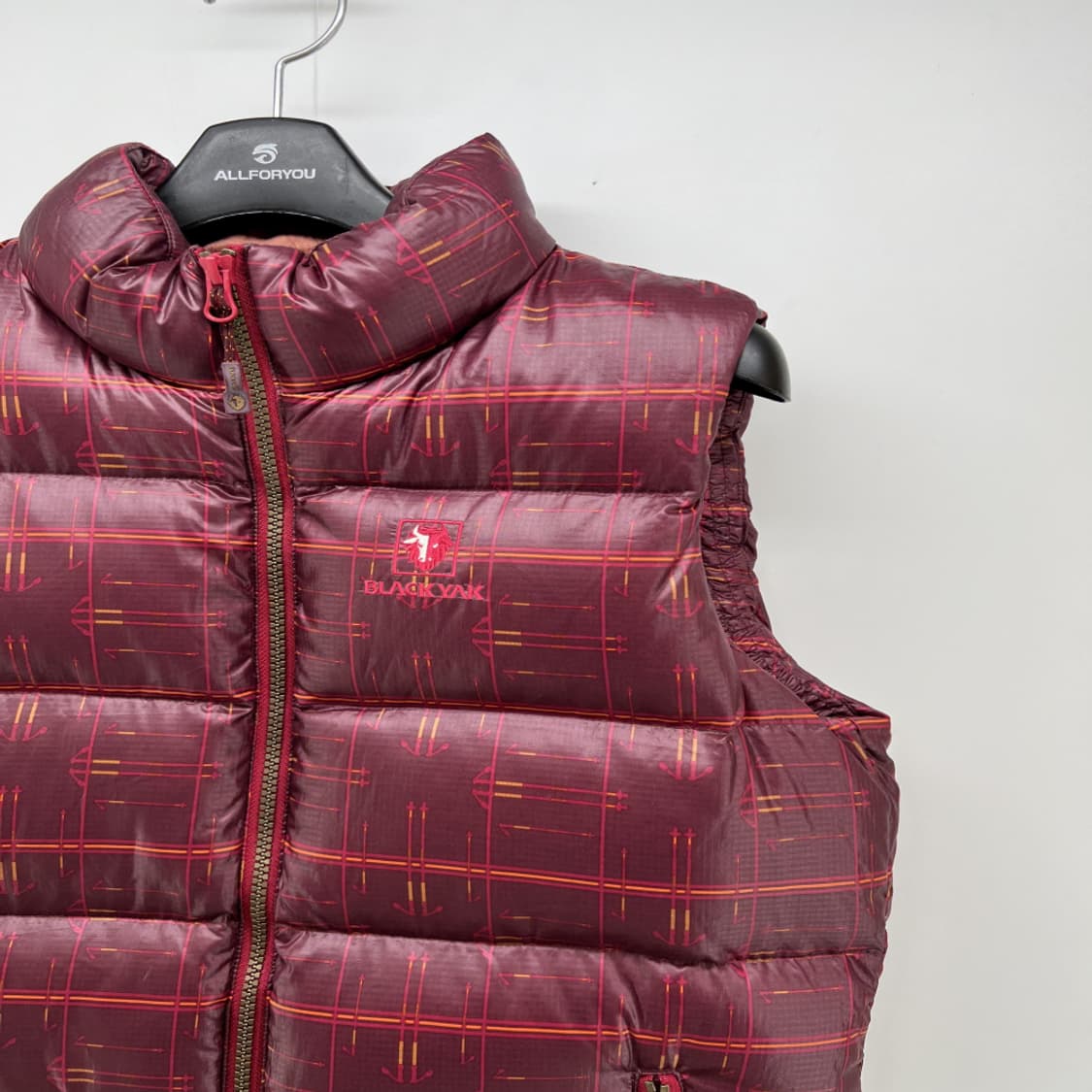 [M]블랙야크 패턴 여자 등산 패딩조끼 패쪼 빈티지 상품이미지2