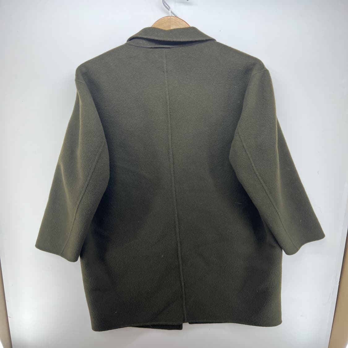 [46] HEATTEN 남자 카키 남자 롱코트자켓 빈티지룩 상품이미지2