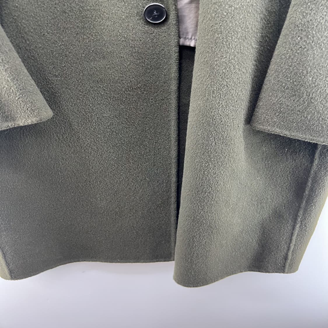 [46] HEATTEN 남자 카키 남자 롱코트자켓 빈티지룩 상품이미지5