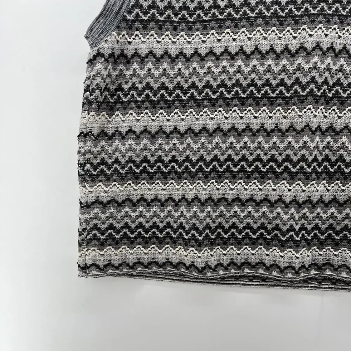 [m] 앤더슨벨 니트 베스트 유니크패턴 빈티지 자켓 블랙조끼 상품이미지3