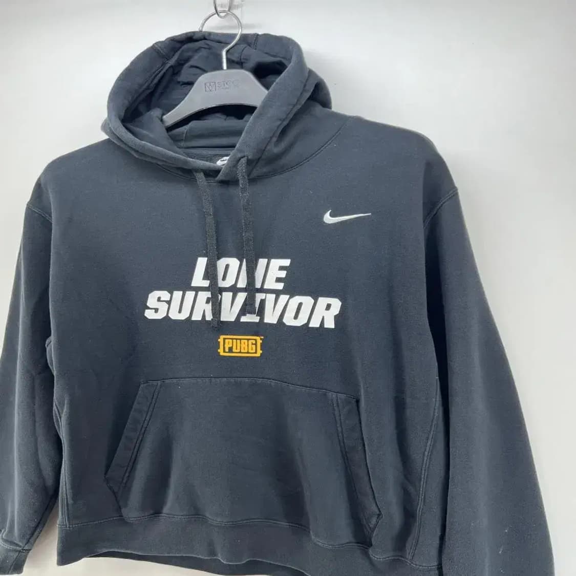 [L] 나이키 팀라인 기모 US핏 오버핏 클럽 블랙 후디 빈티지 상품이미지2