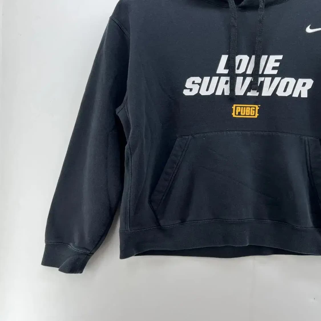 [L] 나이키 팀라인 기모 US핏 오버핏 클럽 블랙 후디 빈티지 상품이미지3