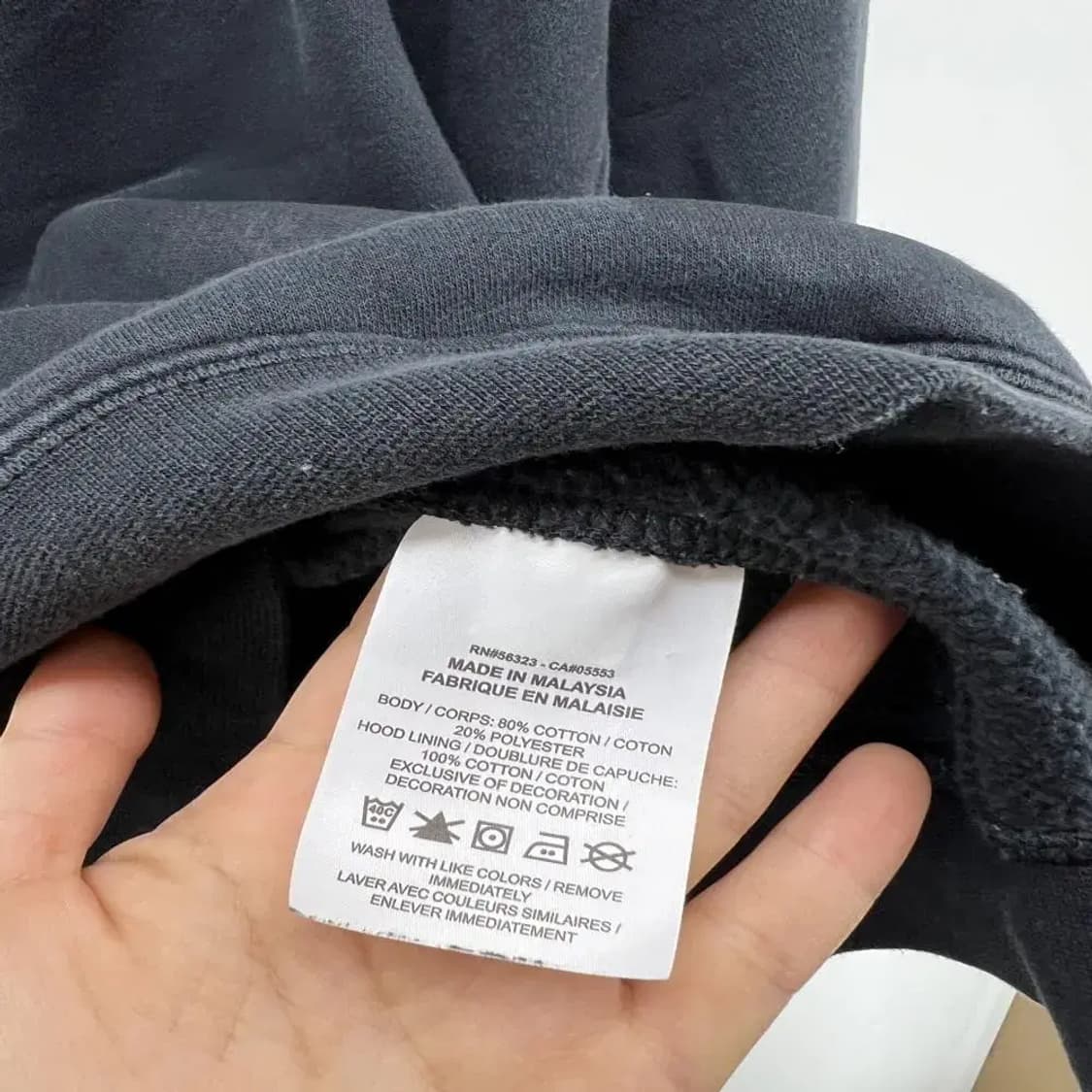 [L] 나이키 팀라인 기모 US핏 오버핏 클럽 블랙 후디 빈티지 상품이미지6