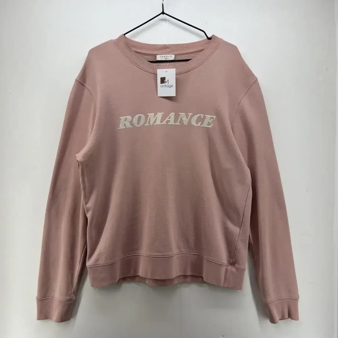 우먼스 [1] 산드로 ROMANCE 맨투맨 빈티지 핑크맨투맨 상품이미지1