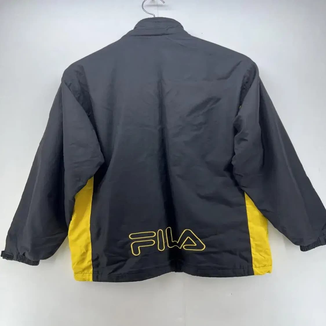 [170] 필라 휠라 사이드라인 여자 주니어 작은사이즈 바람막이자켓 블랙 상품이미지4