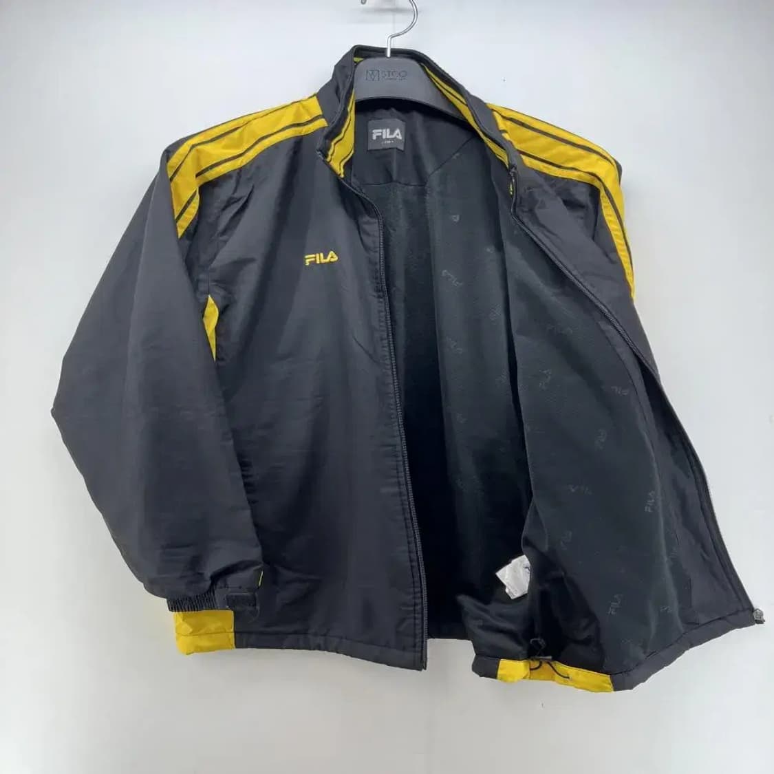 [170] 필라 휠라 사이드라인 여자 주니어 작은사이즈 바람막이자켓 블랙 상품이미지5