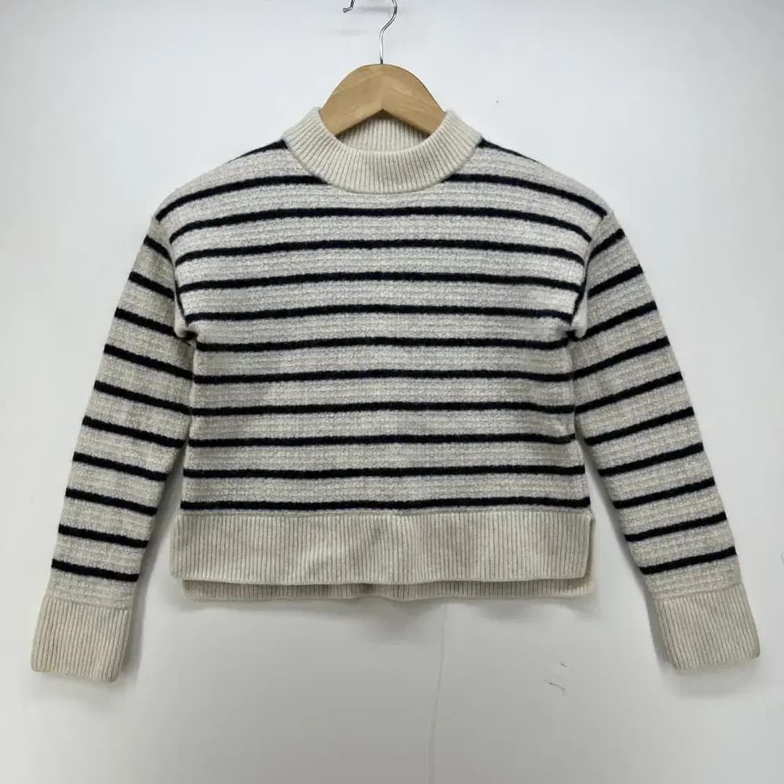 [S] 유니클로X꼼데와데꼬또니에 여자 스트라이프 니트 웨어 빈티지새상품급 상품이미지1