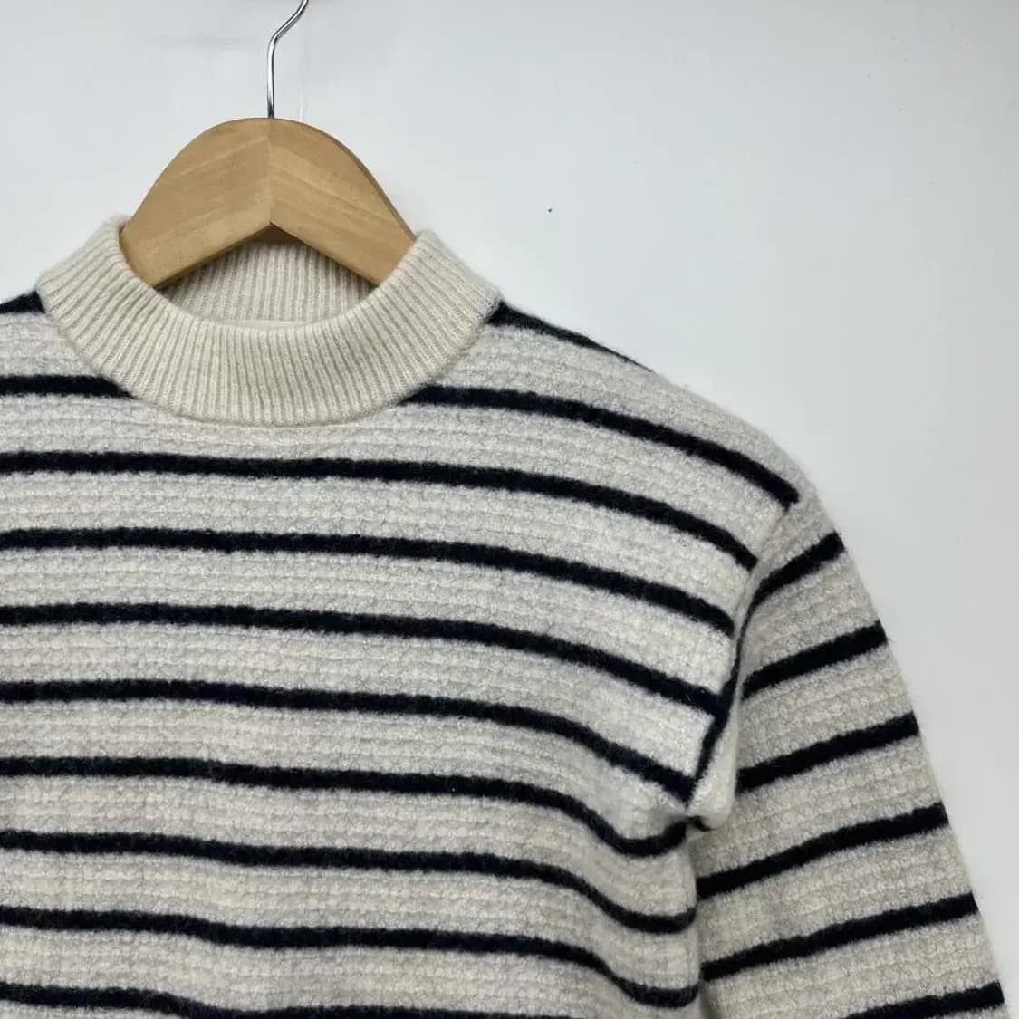 [S] 유니클로X꼼데와데꼬또니에 여자 스트라이프 니트 웨어 빈티지새상품급 상품이미지2