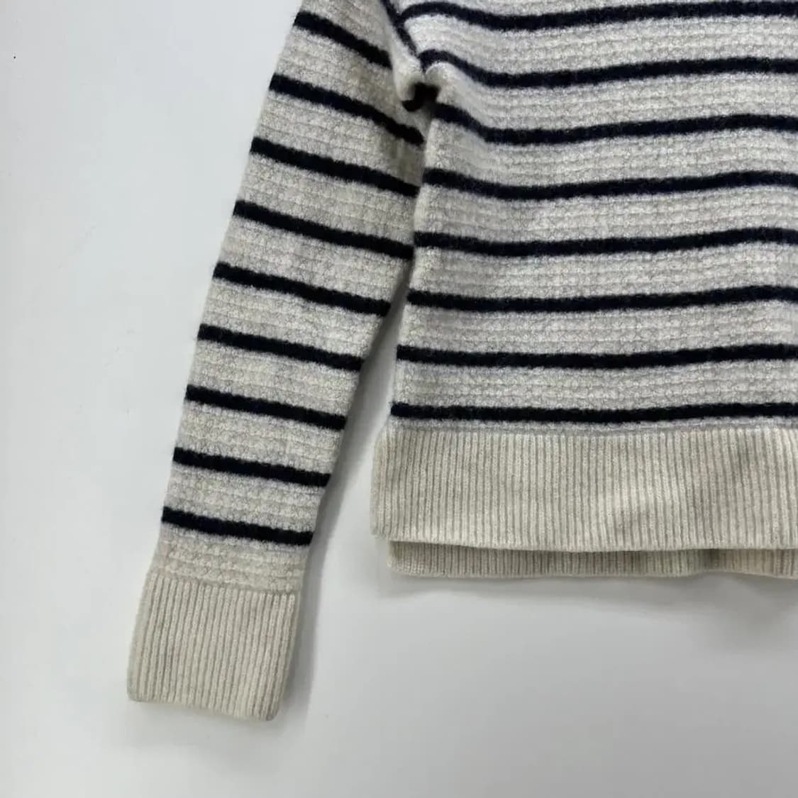 [S] 유니클로X꼼데와데꼬또니에 여자 스트라이프 니트 웨어 빈티지새상품급 상품이미지3