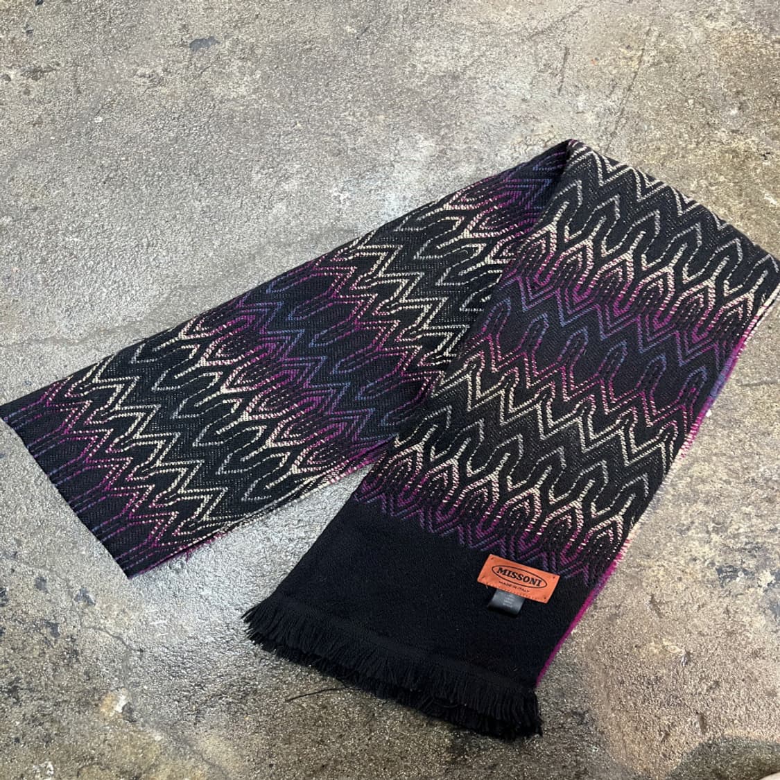 미쏘니 울 스트라이프 유니크 목도리 넥워머 상품이미지2