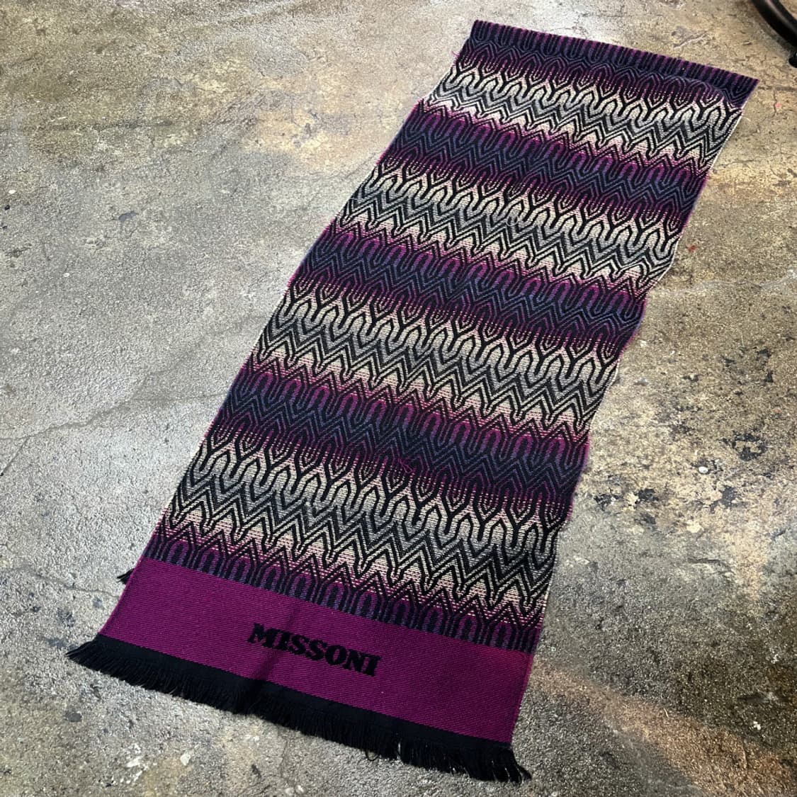 미쏘니 울 스트라이프 유니크 목도리 넥워머 상품이미지3