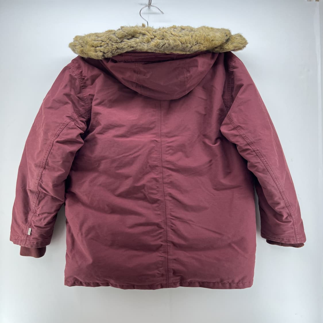 [L] 팀버랜드 롱 패딩 다운자켓 버건디 털패딩자켓 빈티지 상품이미지5