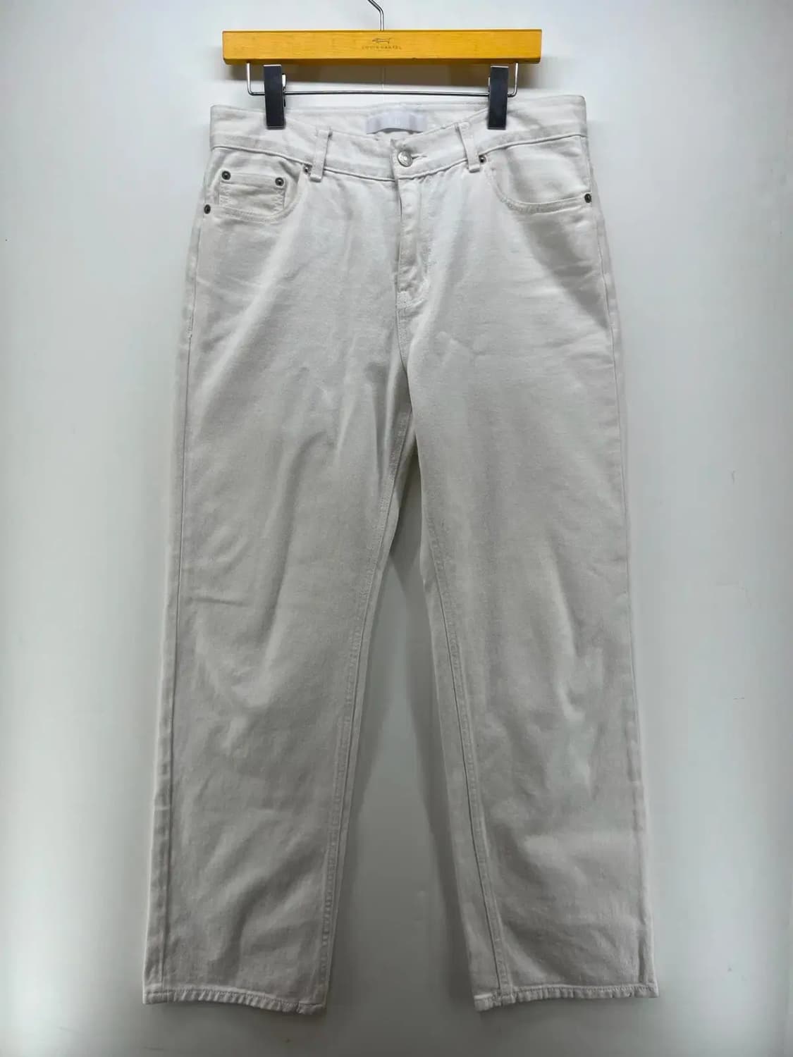 [32] LIT 데님 남자 팬츠 (화이트) 빈티지 슬림팬츠 상품이미지1