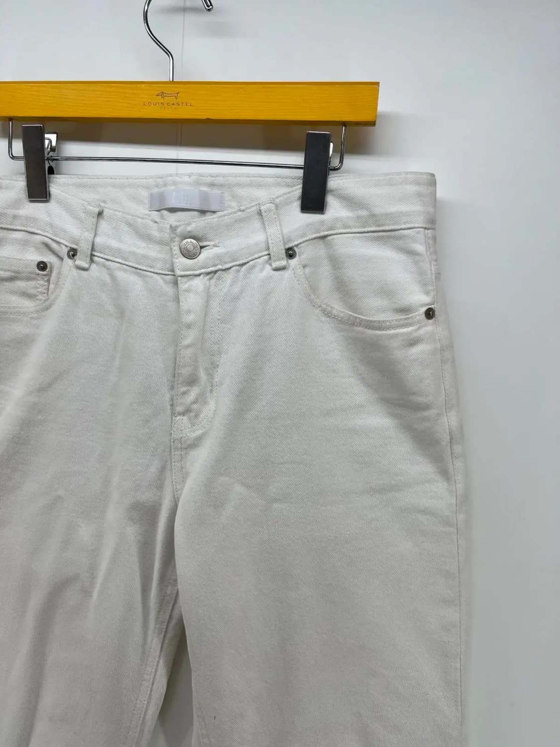 [32] LIT 데님 남자 팬츠 (화이트) 빈티지 슬림팬츠 상품이미지2