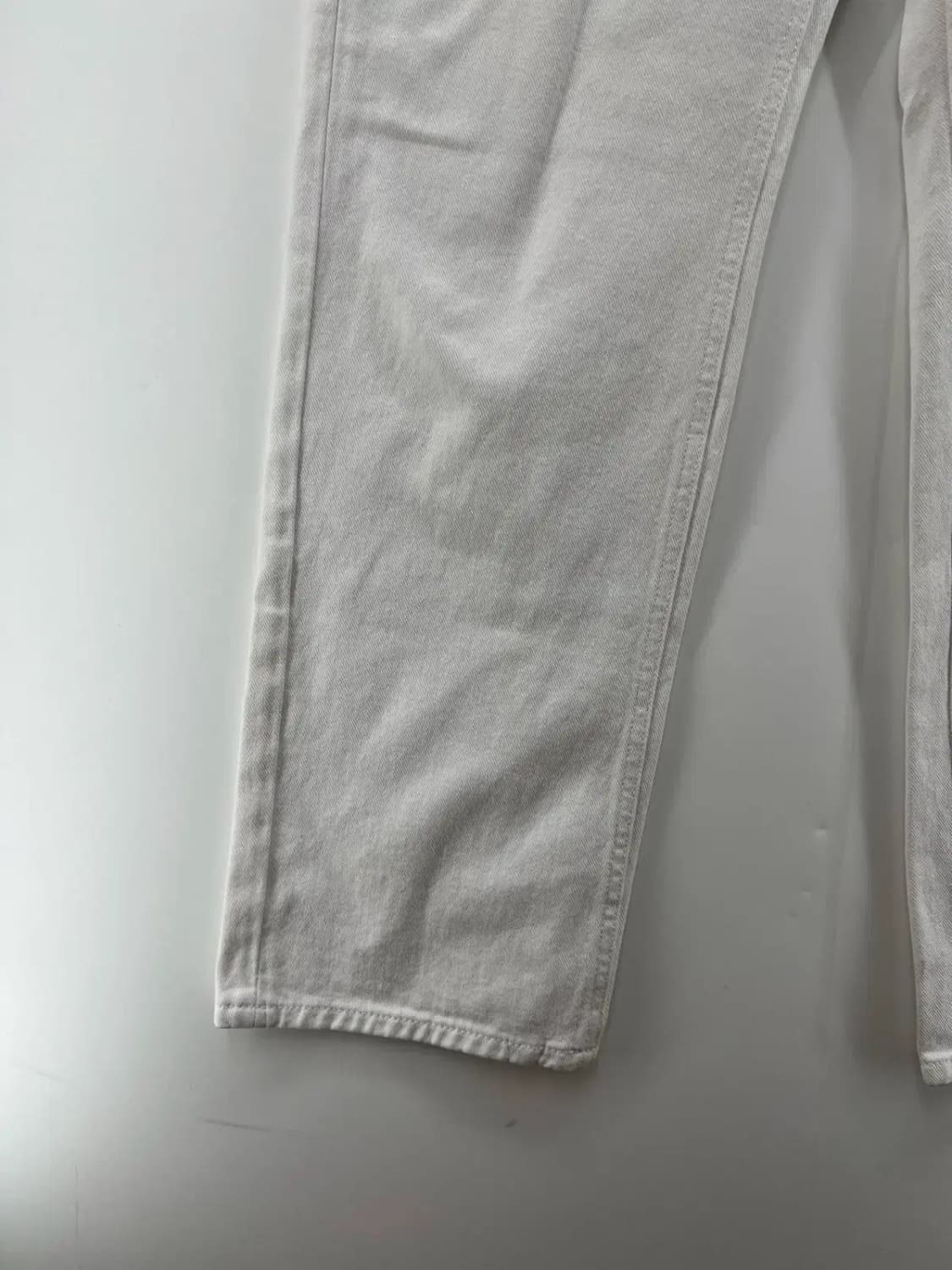 [32] LIT 데님 남자 팬츠 (화이트) 빈티지 슬림팬츠 상품이미지3