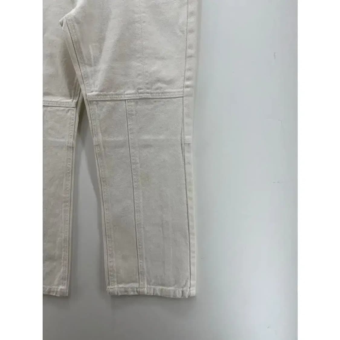 [M] 앤더슨벨 화이트 면바지 데님팬츠 유니크 청바지 빈티지 B그레이드 상품이미지3