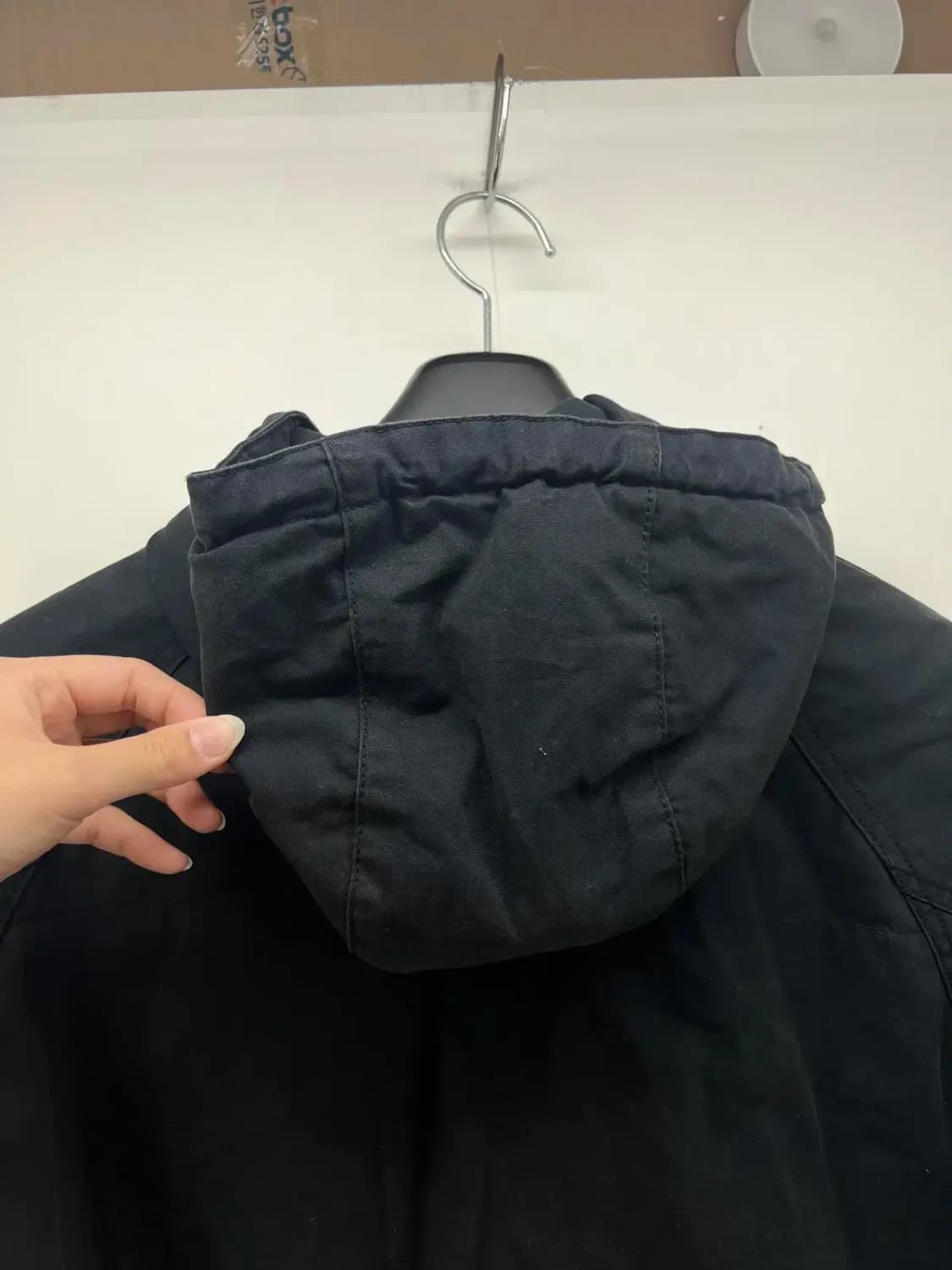 (100) 아디다스 오리지널스 불꽃로고 체크안감 봄파카다운 상품이미지5