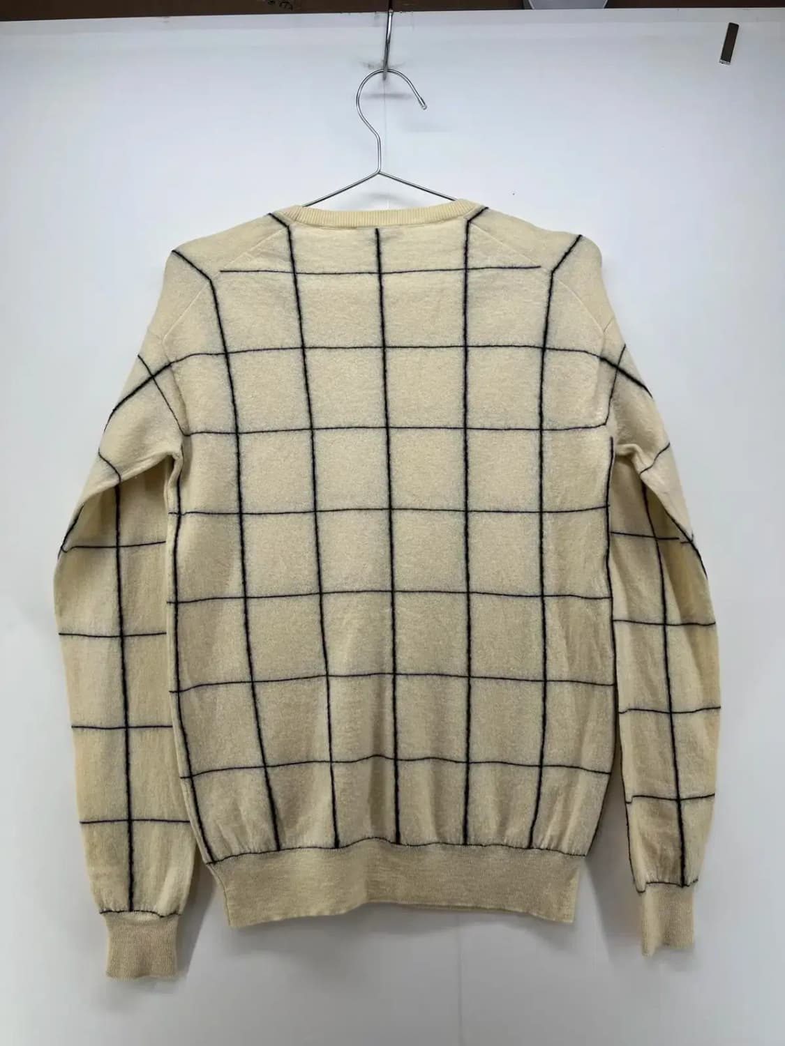 (여자95) 띠어리 빈티지 스트라이프 체크 모 니트웨어 상품이미지4