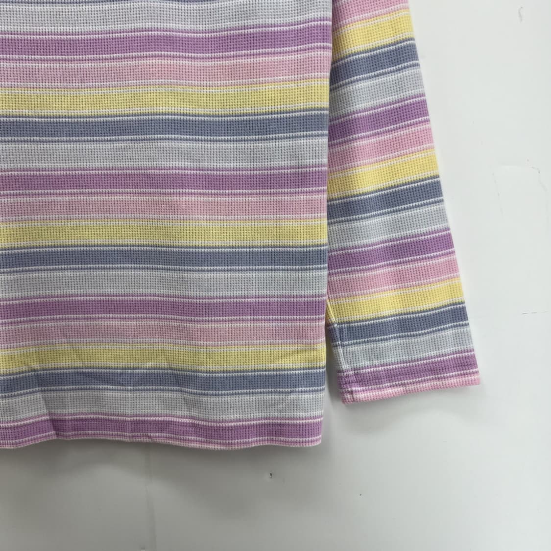 [m] 널디 멀티컬러 스트라이프 긴팔티셔츠 빈티지 상품이미지4