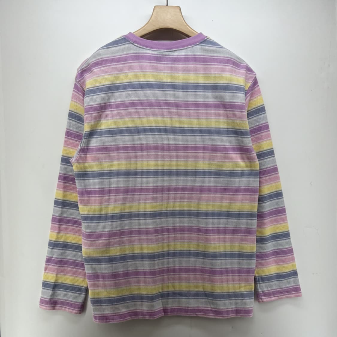 [m] 널디 멀티컬러 스트라이프 긴팔티셔츠 빈티지 상품이미지5