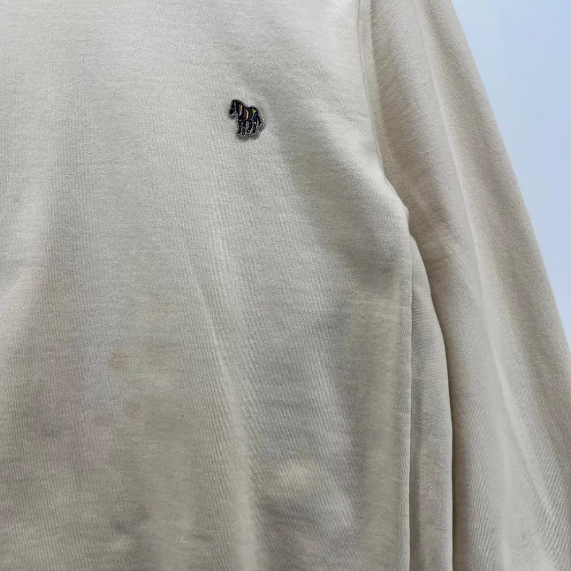 [L] 폴스미스 로고 미니멀 오버핏 맨투맨 티셔츠 상품이미지5