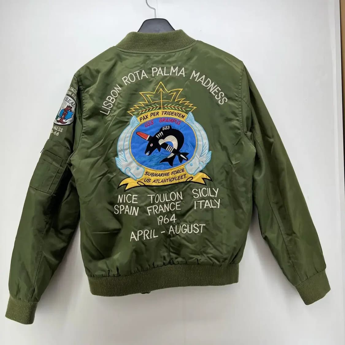 [M] OYA 남여공용 패치 MA1맛 항공점퍼 누빔자켓 빈티지 상품이미지4