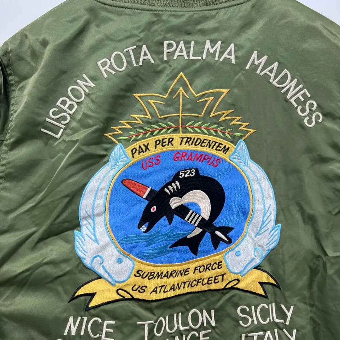 [M] OYA 남여공용 패치 MA1맛 항공점퍼 누빔자켓 빈티지 상품이미지5