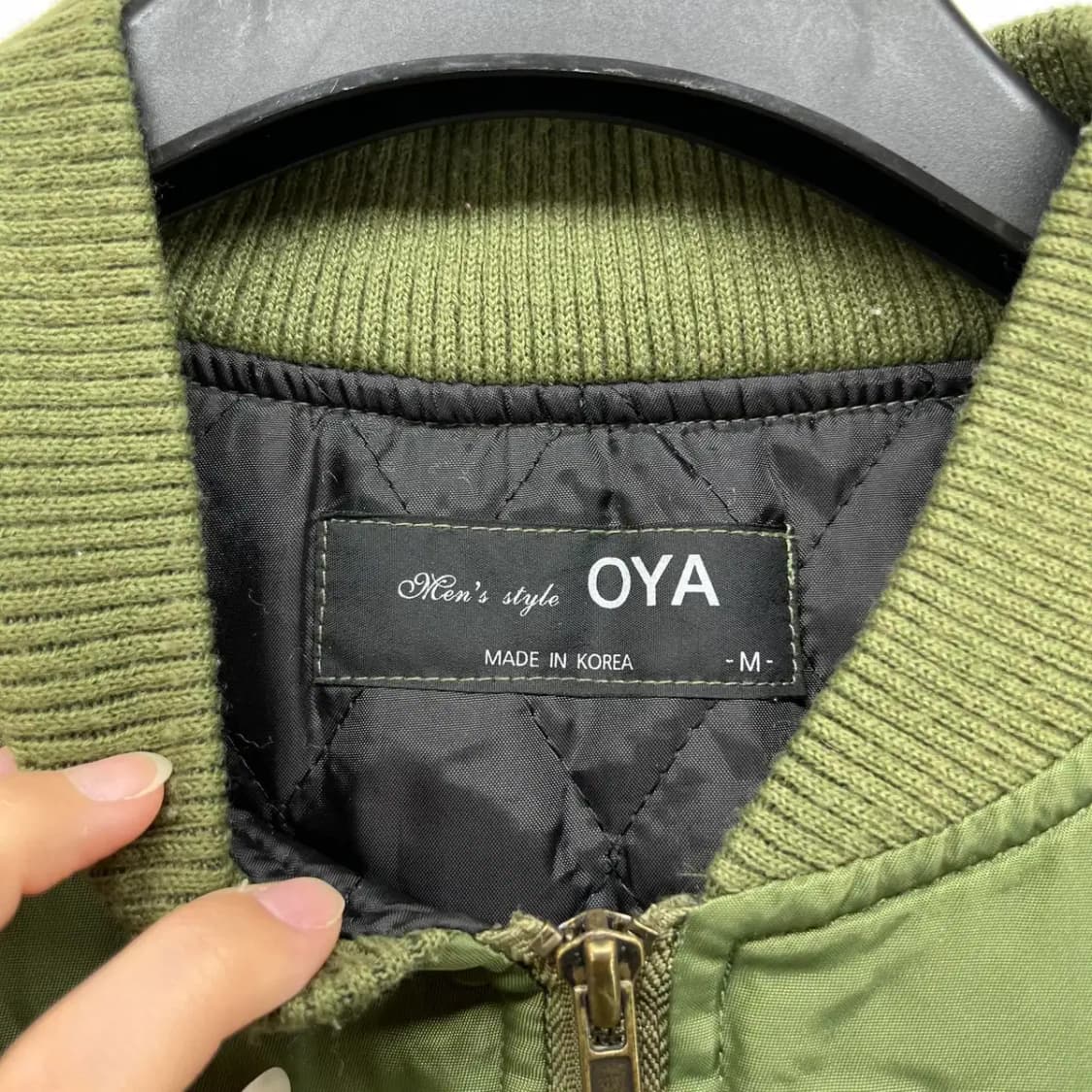 [M] OYA 남여공용 패치 MA1맛 항공점퍼 누빔자켓 빈티지 상품이미지7