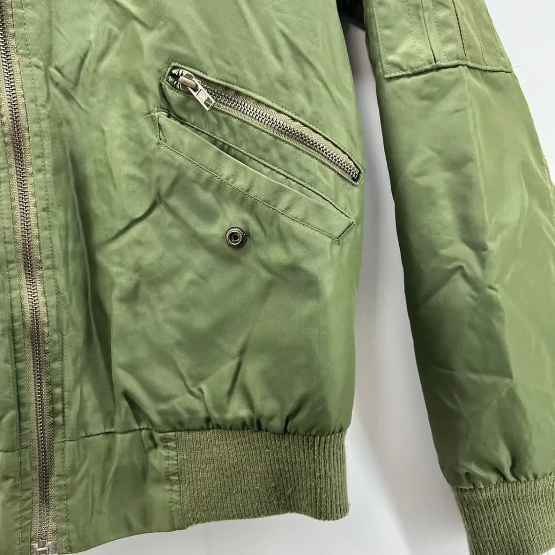 [M] OYA 남여공용 패치 MA1맛 항공점퍼 누빔자켓 빈티지 상품이미지8