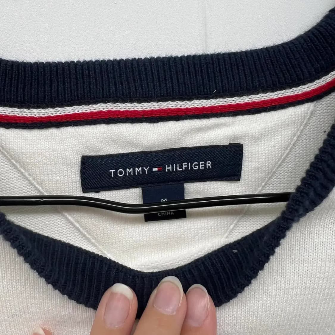 [M] 타미힐피거 토미 여자 h로고 봄 여성니트웨어 빈티지 상품이미지5