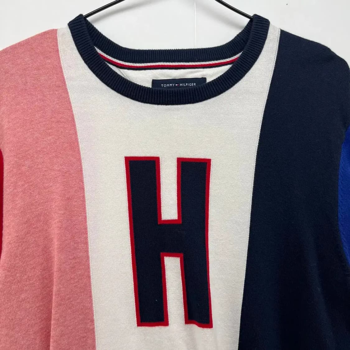 [M] 타미힐피거 토미 여자 h로고 봄 여성니트웨어 빈티지 상품이미지6