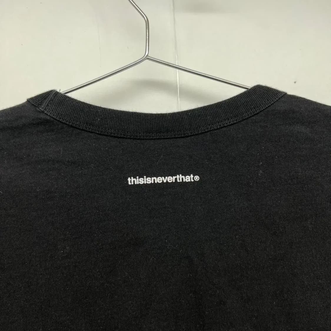 [M] 디스이즈네버댓 디네댓 로고 쭉티 긴팔 티셔츠 블랙 검정긴팔 상품이미지5
