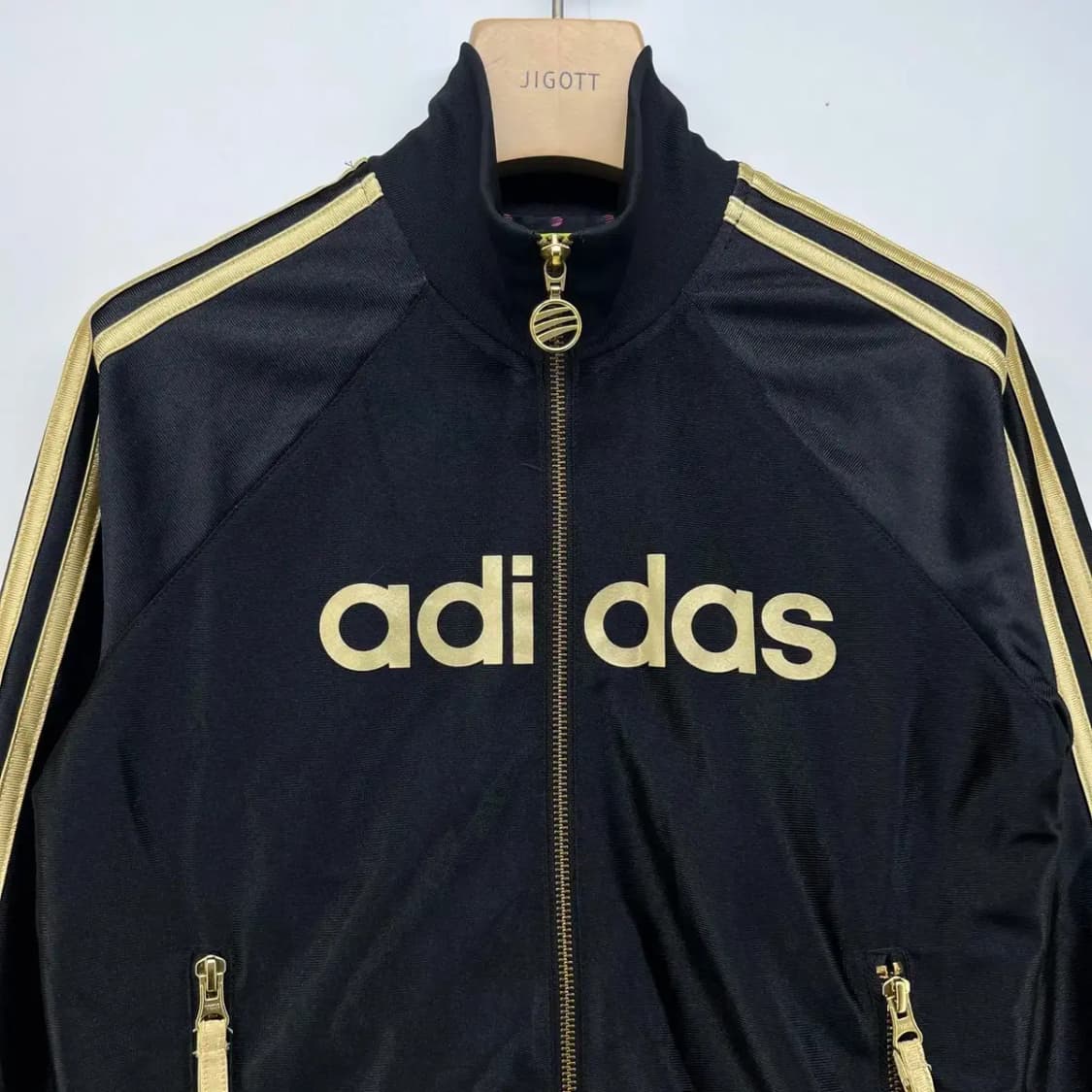 [S] 아디다스 오리지널스 삼선로고 꽃자수 트레이닝탑 져지 Y2K 상품이미지2