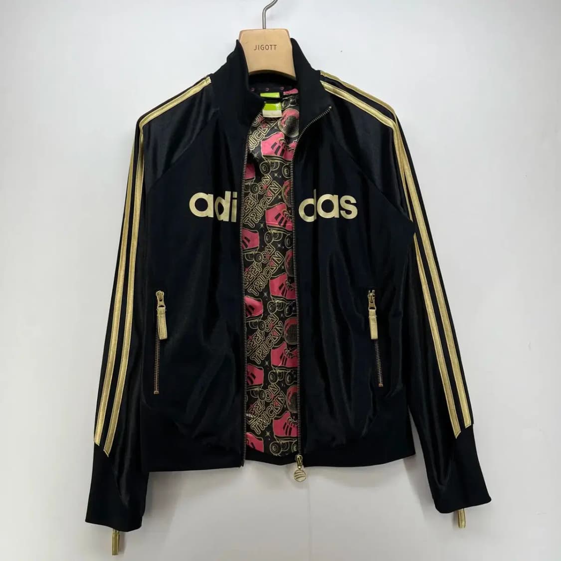 [S] 아디다스 오리지널스 삼선로고 꽃자수 트레이닝탑 져지 Y2K 상품이미지8