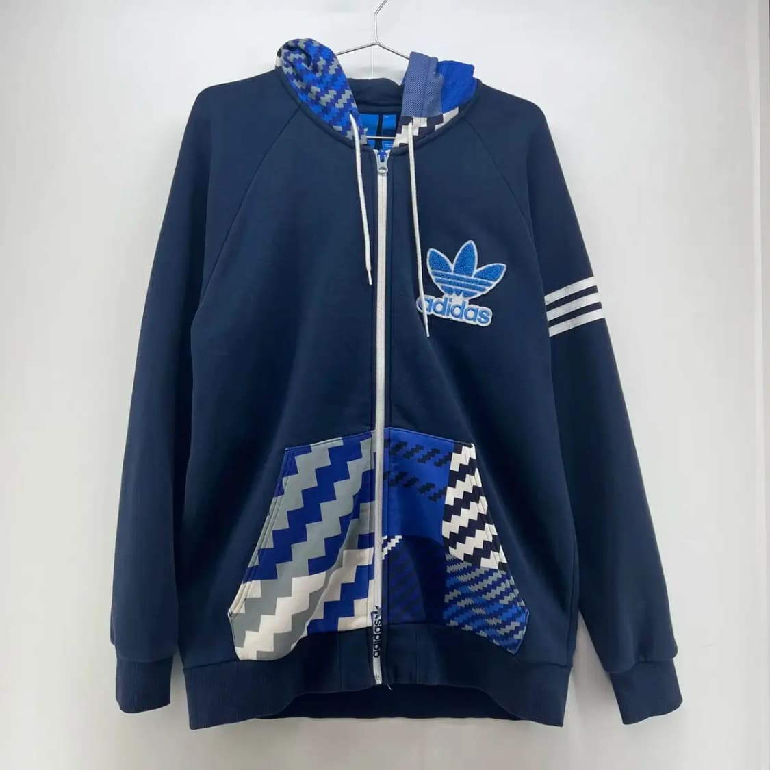 [105] 아디다스 빅로고 임파서블 오버핏 기모 후드집업티셔츠 후디 상품이미지2