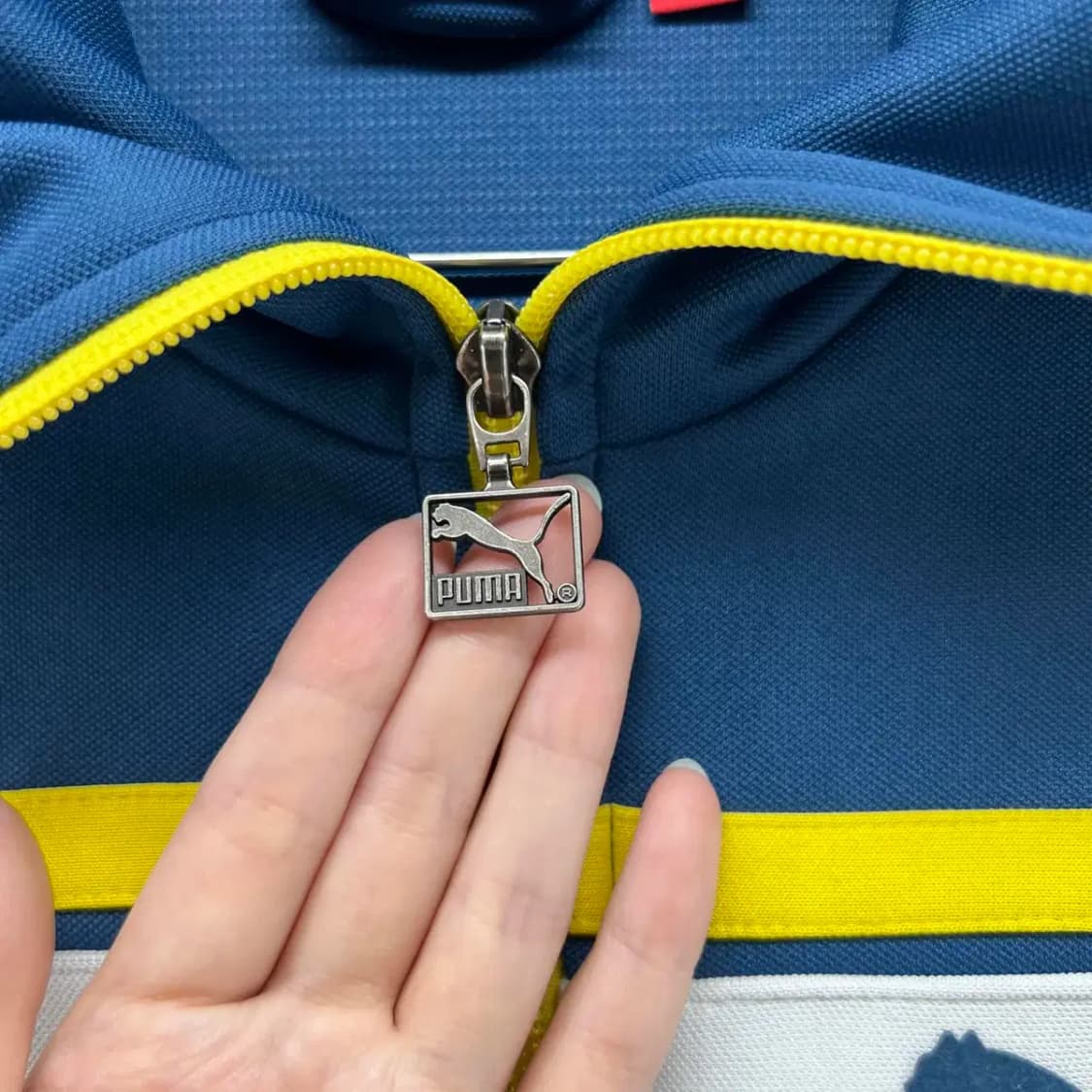 [100] 푸마 오버핏 올드스쿨 져지자켓 트랙탑 코디 빈티지 상품이미지7