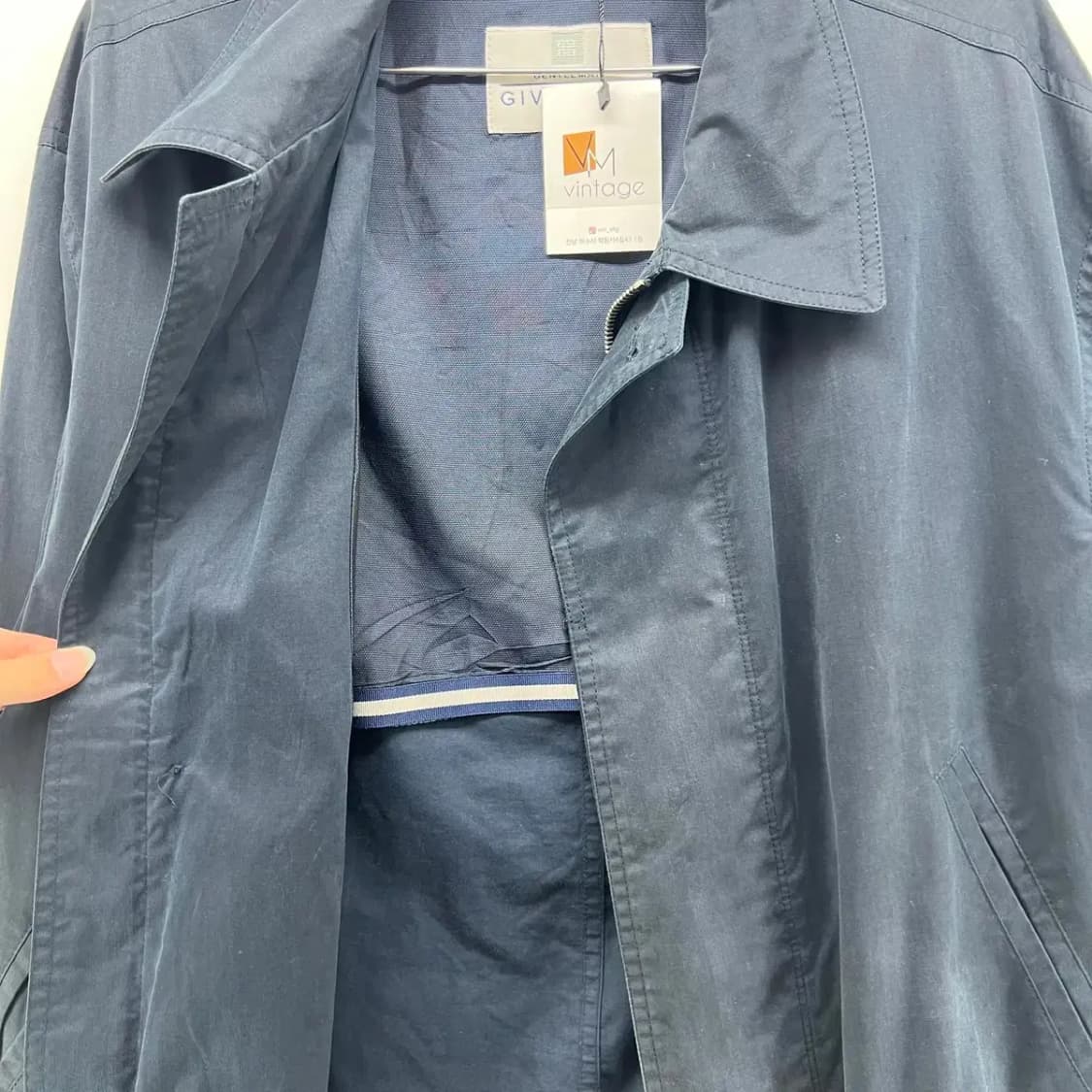 [100] 지방시 올드스쿨 얇은 남자 점퍼 자켓 빈티지룩 상품이미지6