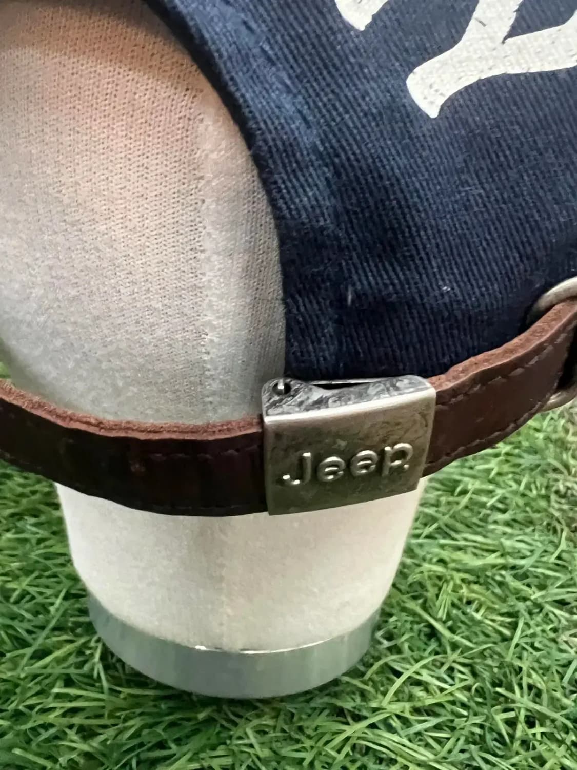 [ONE] JEEP 지프 자수로고 패치 빈티지 볼캡 모자 네이비 상품이미지5