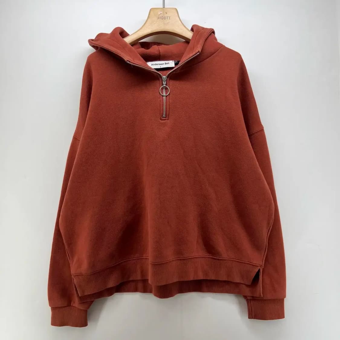 [S] 앤더슨벨 오버핏 남여공용 집업 티셔츠 빈티지 상품이미지1