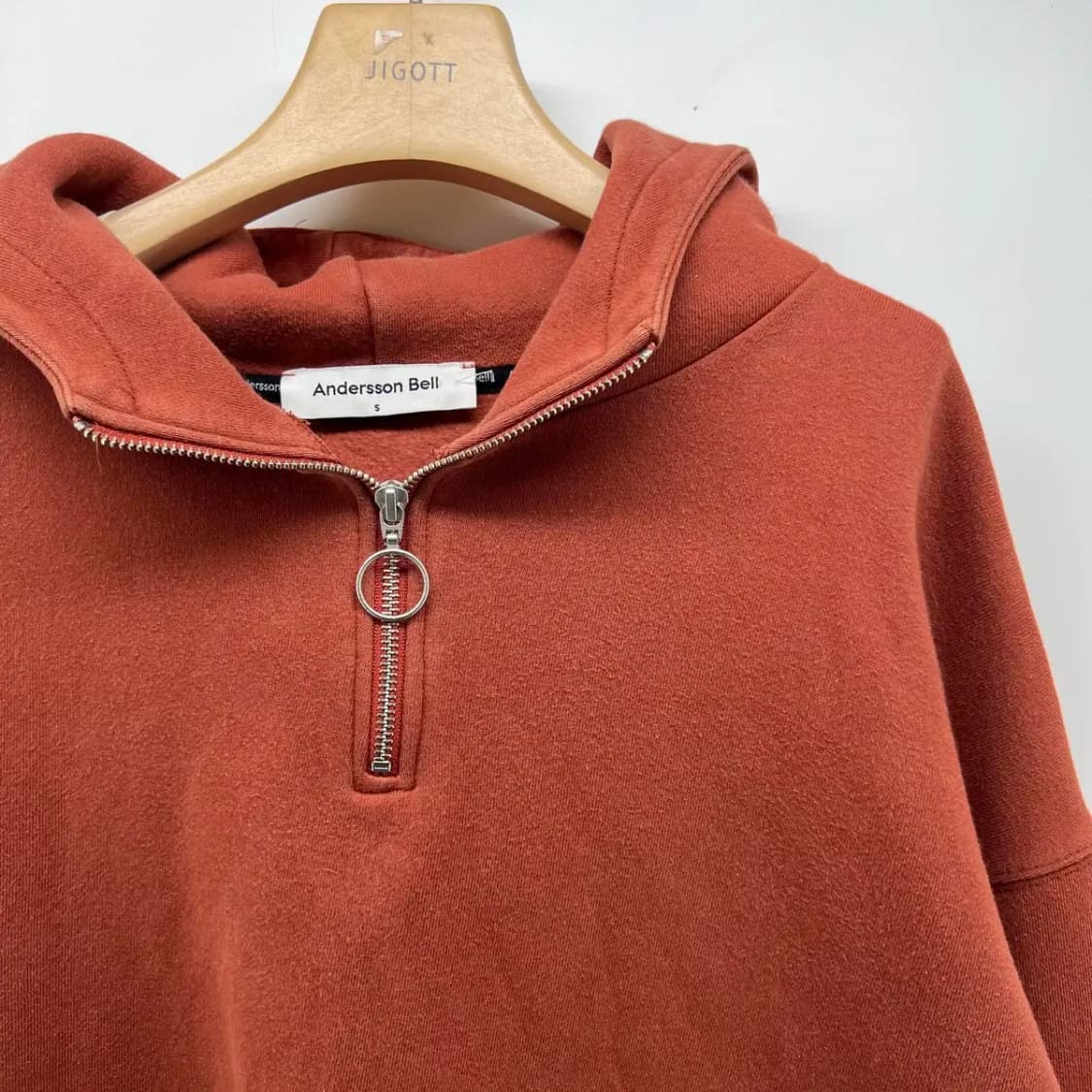 [S] 앤더슨벨 오버핏 남여공용 집업 티셔츠 빈티지 상품이미지3