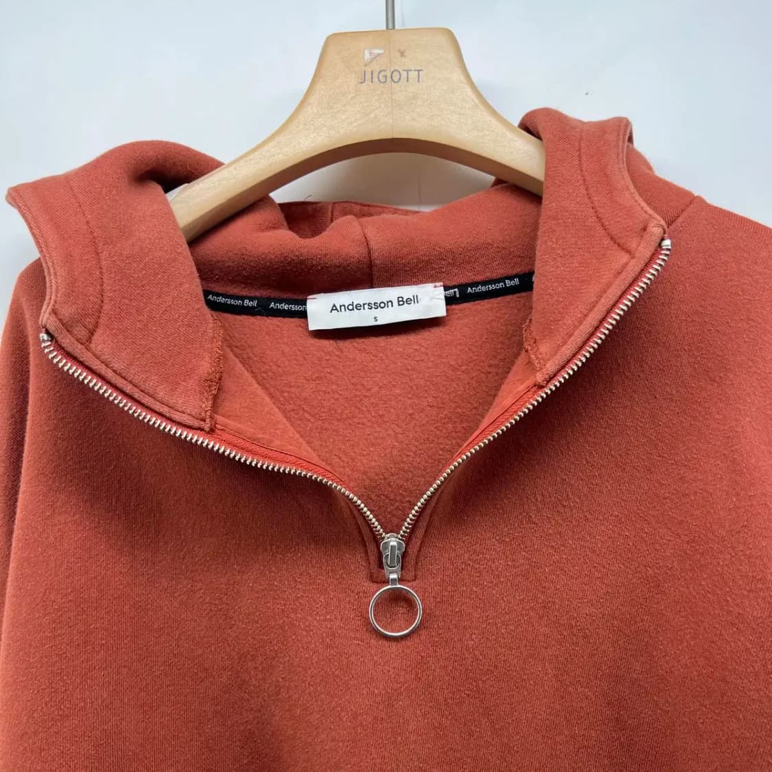 [S] 앤더슨벨 오버핏 남여공용 집업 티셔츠 빈티지 상품이미지6