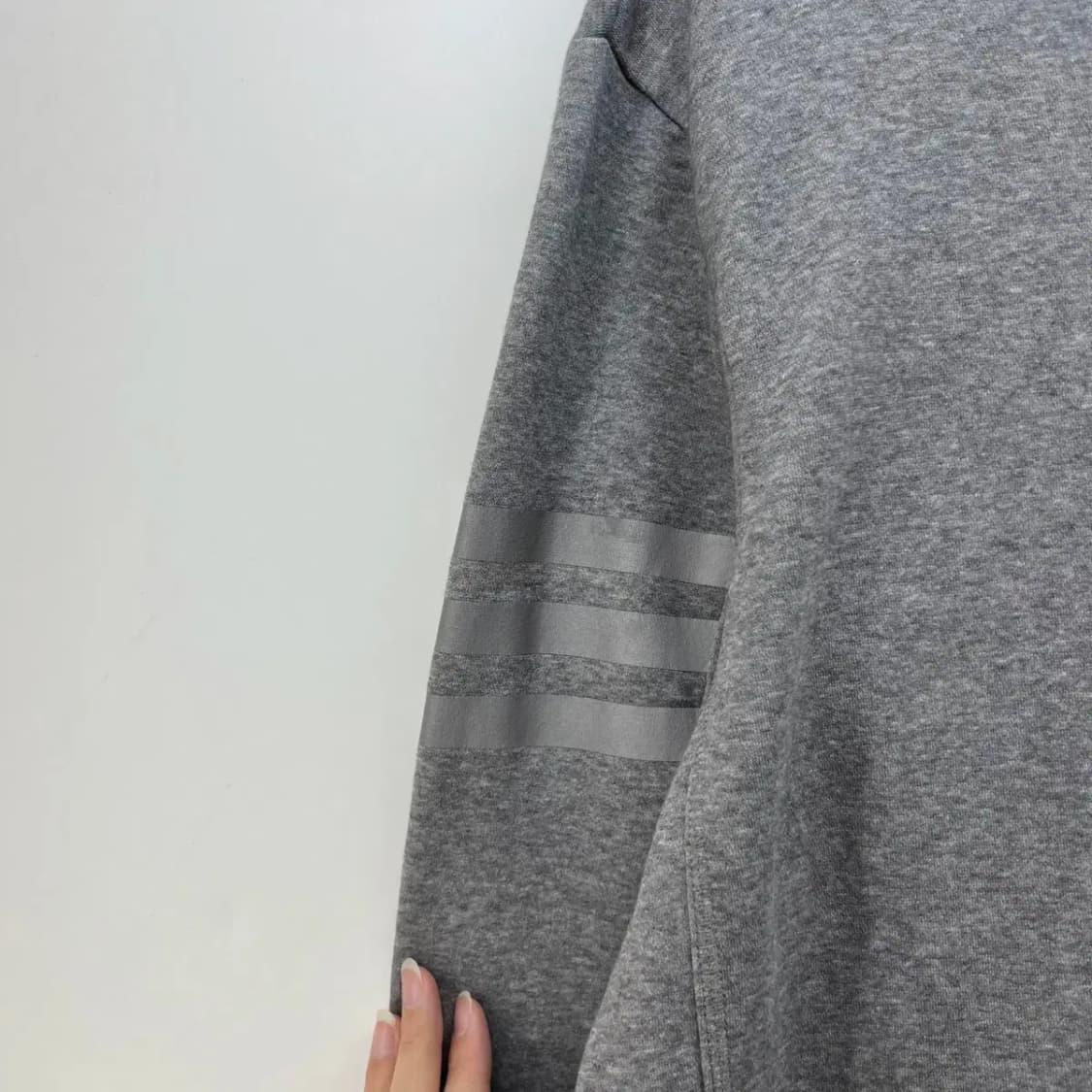 미디움 아디다스 오리지널스 포켓 오버핏 회색 후디 후드티셔츠 상품이미지3