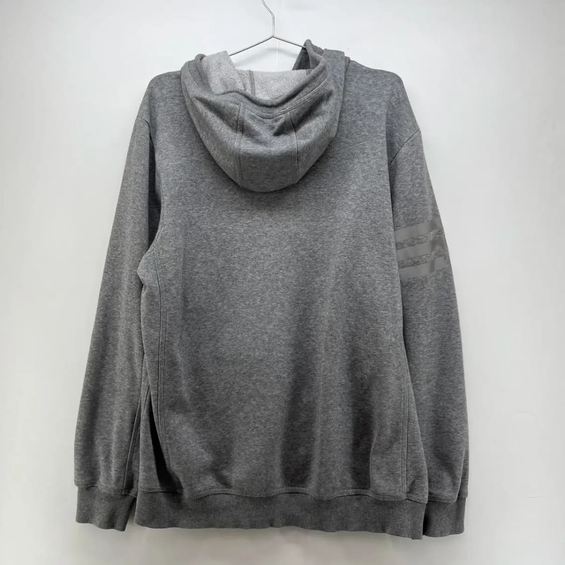 미디움 아디다스 오리지널스 포켓 오버핏 회색 후디 후드티셔츠 상품이미지9