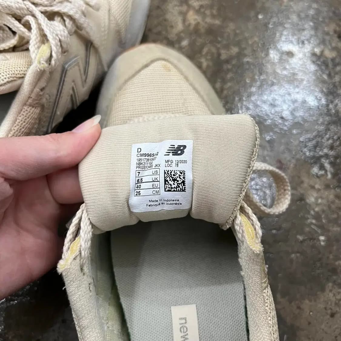 250 뉴발란스 993 베이지 빈티지 스니커즈 상품이미지6
