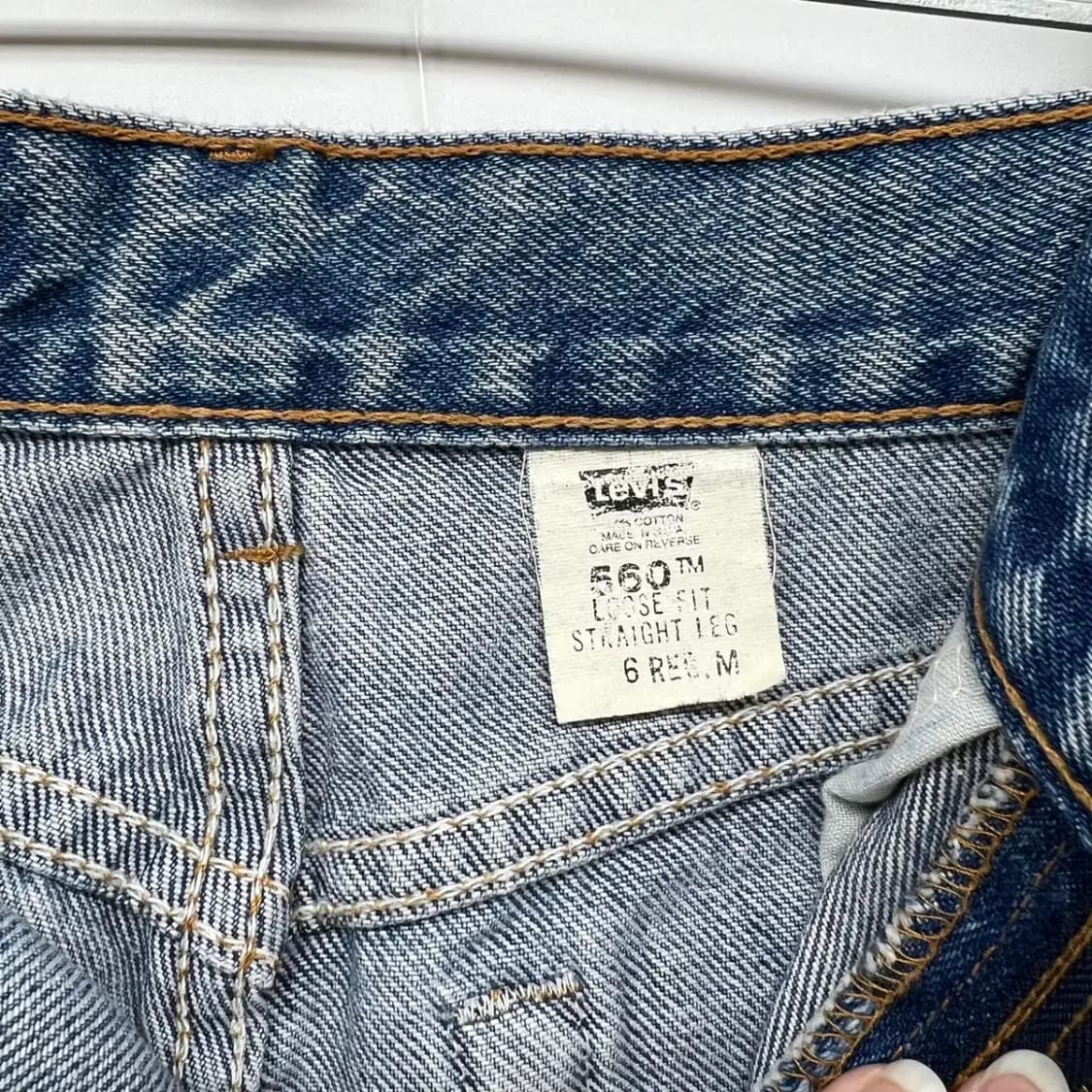 90S 리바이스 560 여자 청바지 미디움 27 28 사이즈 상품이미지6