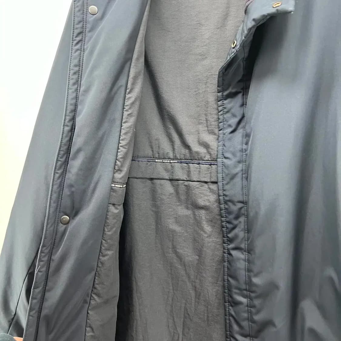 50 보스 BOSS 남자 롱 봄 패딩 다운점퍼 빈티지네이비 상품이미지4