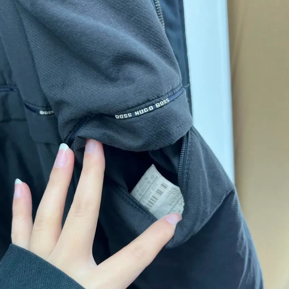 50 보스 BOSS 남자 롱 봄 패딩 다운점퍼 빈티지네이비 상품이미지5