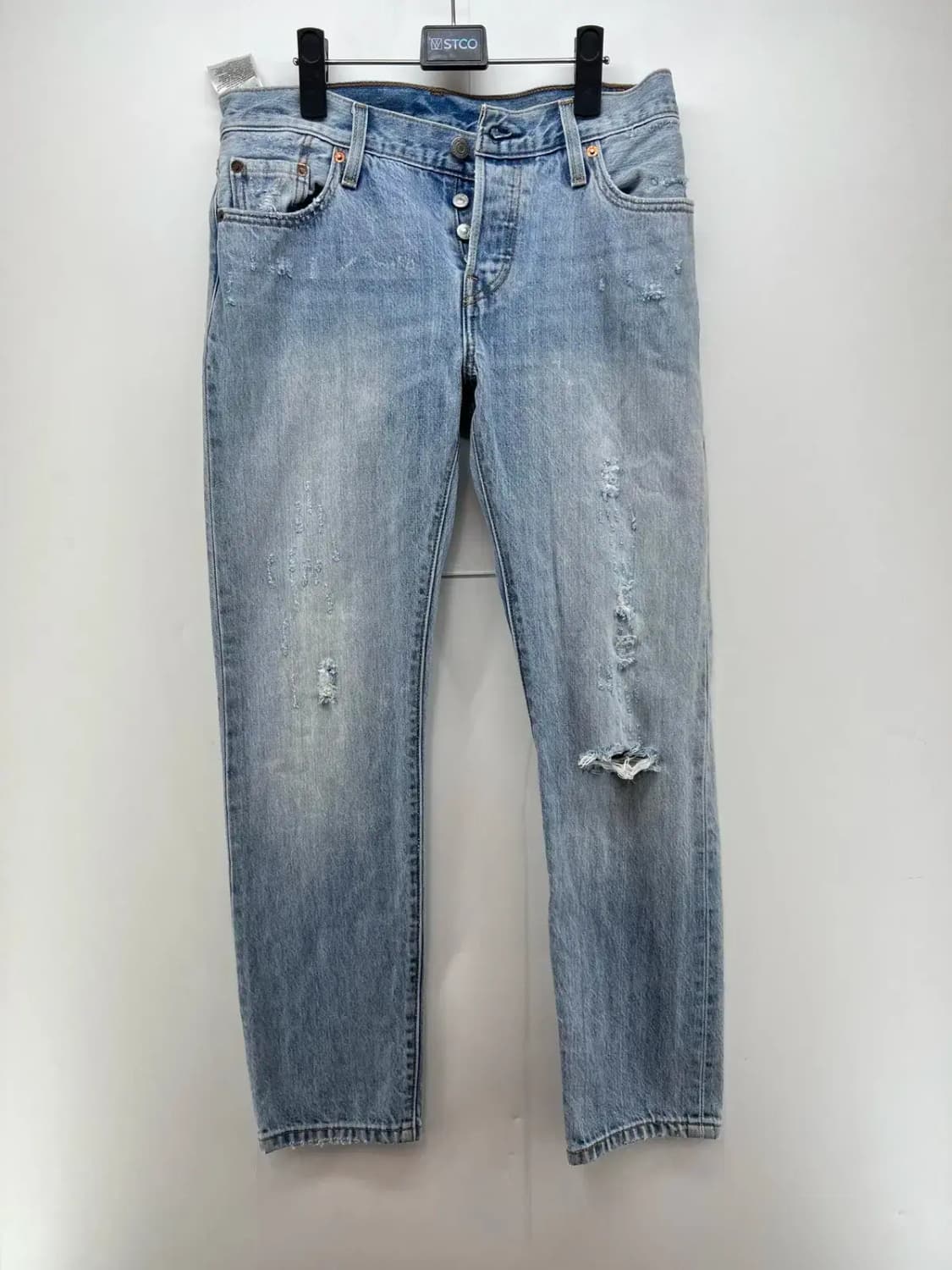 W25L32 리바이스 501 슬림핏 여자 청바지 데님팬츠 빈티지 상품이미지1