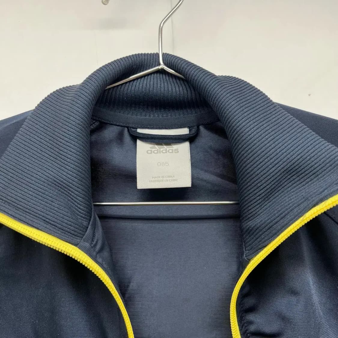 85 아디다스 삼선 폴리 바람막이재질 트레이닝탑 숏자켓 Y2K빈티지 상품이미지4