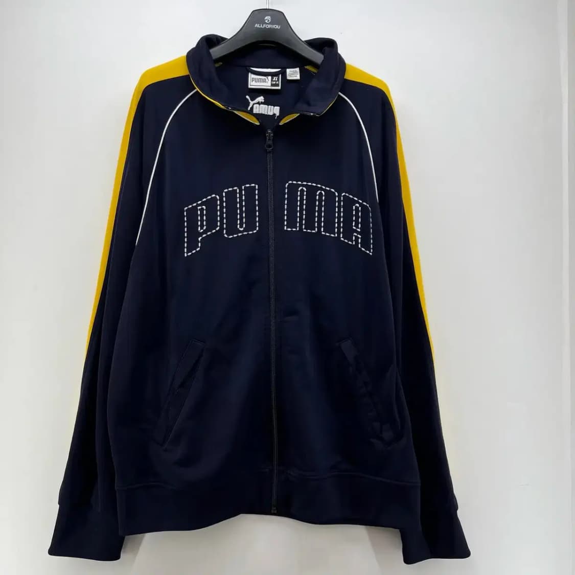 XL PUMA 푸마 남자 로고 트레이닝탑 네이비 져지 상품이미지1